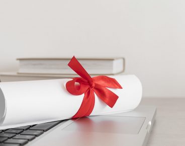 certificate-with-ribbon-bow